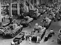 Сборочный цех танка M4 Sherman Сборочный цех танка M4 Sherman