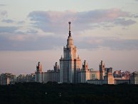 Вид на здание МГУ Вид на здание МГУ