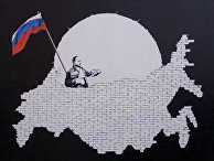 Изображение Владимира Путина в офисе молодежной организации «Сеть» Изображение Владимира Путина в офисе молодежной организации «Сеть»