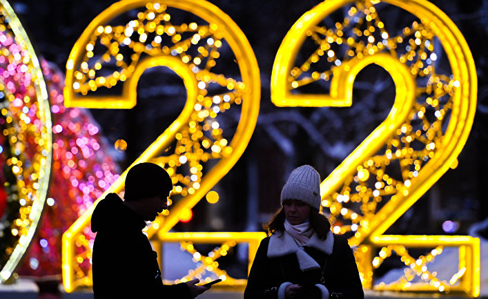 Праздничное украшение Москвы к Новому году