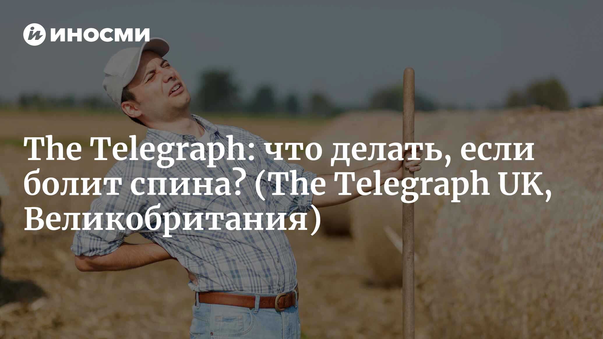 The Telegraph (Великобритания): хорошие упражнения при боли в пояснице (The  Telegraph UK, Великобритания) | 07.10.2022, ИноСМИ