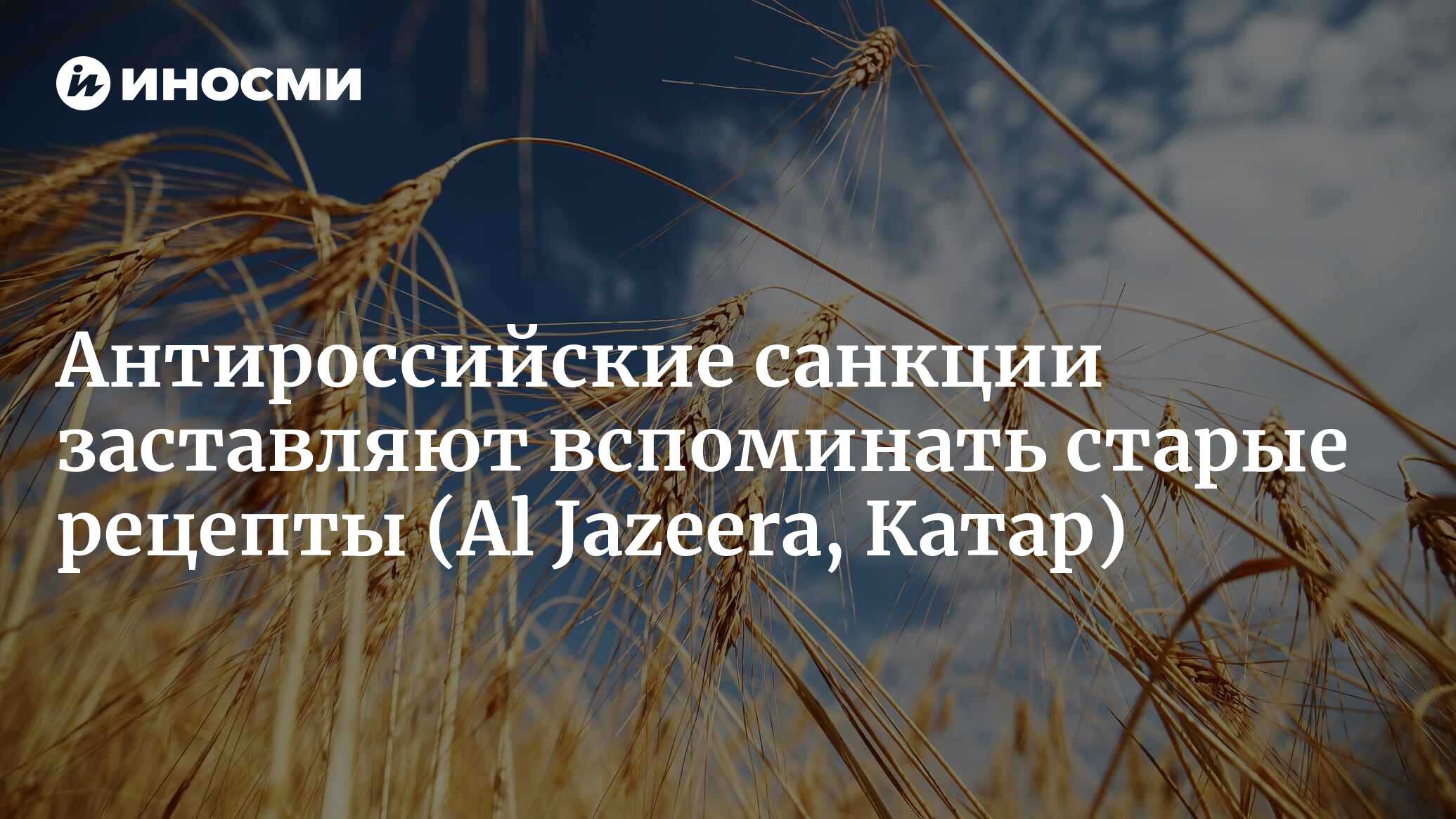 Антироссийские санкции заставляют вспоминать старые рецепты | 31.03.2022,  ИноСМИ