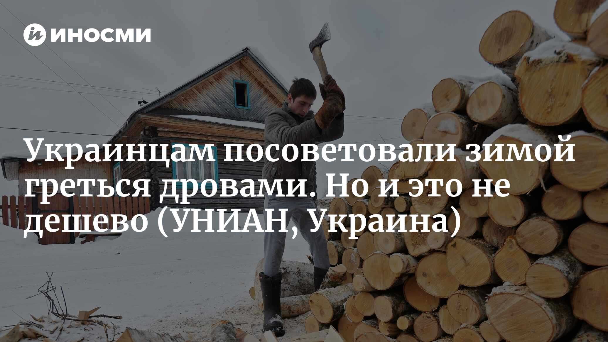 Украинцам посоветовали зимой греться дровами. Но и это не дешево |  07.07.2022, ИноСМИ