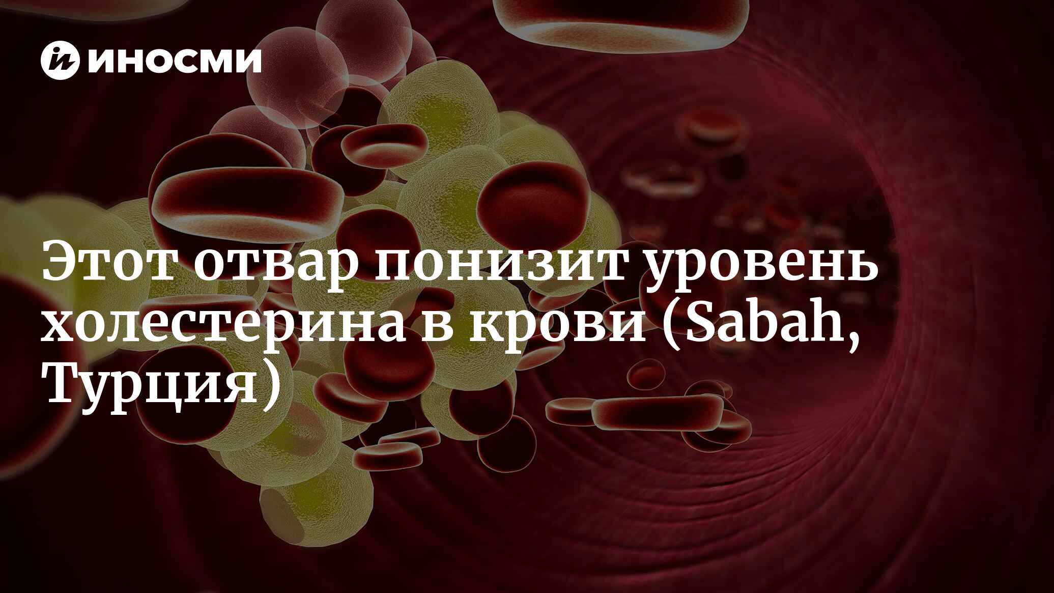 В этом отваре – исцеление! Сварите и выпейте – это форматирует печень...  (Sabah, Турция) | 28.08.2023, ИноСМИ