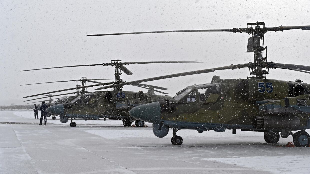 Новейшие вертолеты Ка-52М