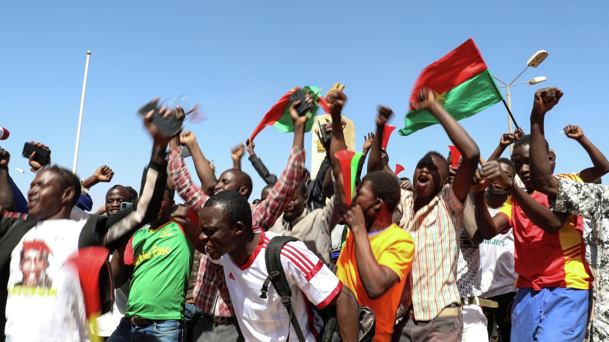 Сторонники военного переворота в Уагадугу, Буркина-Фасо
