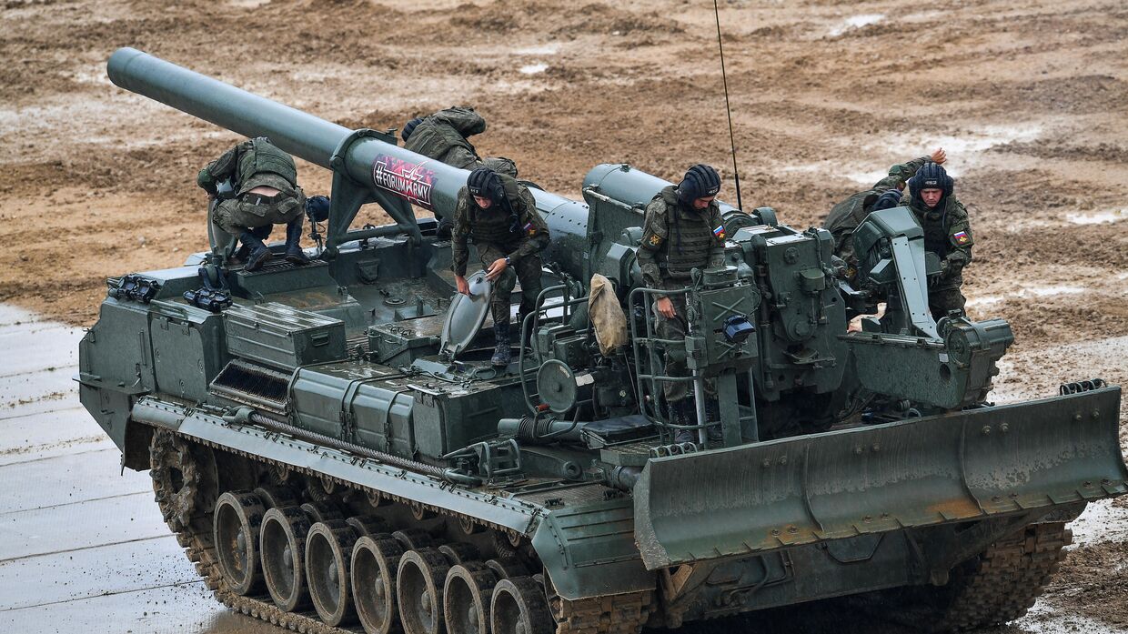 Самоходная артиллерийская установка САО 2С7М Малка