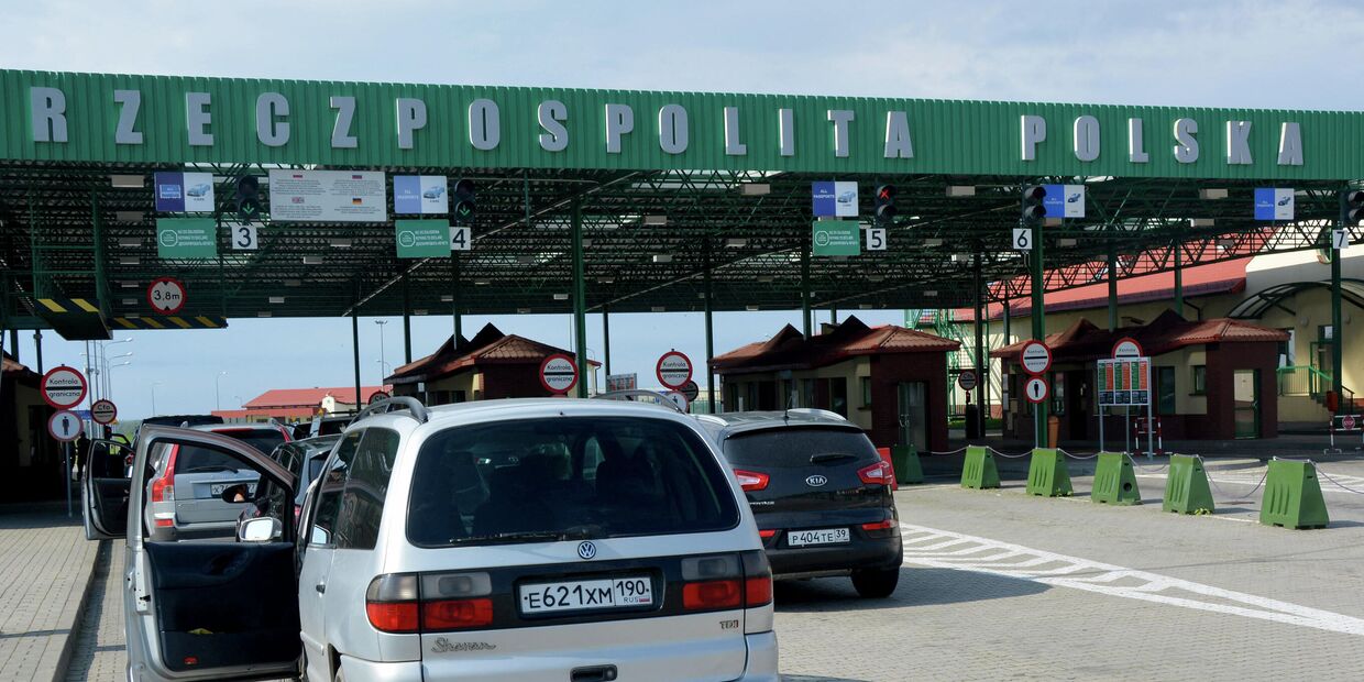 Российско-польская граница в Гжехотках