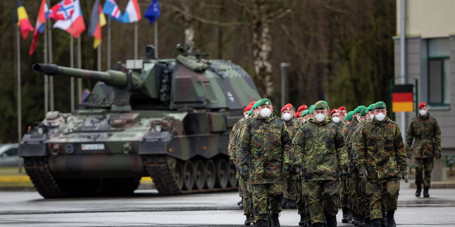 Солдаты немецкого бундесвера на военной базе Рукла в Литве. Солдаты немецкого бундесвера на военной базе Рукла в Литве. - ИноСМИ, 1920, 01.03.2024