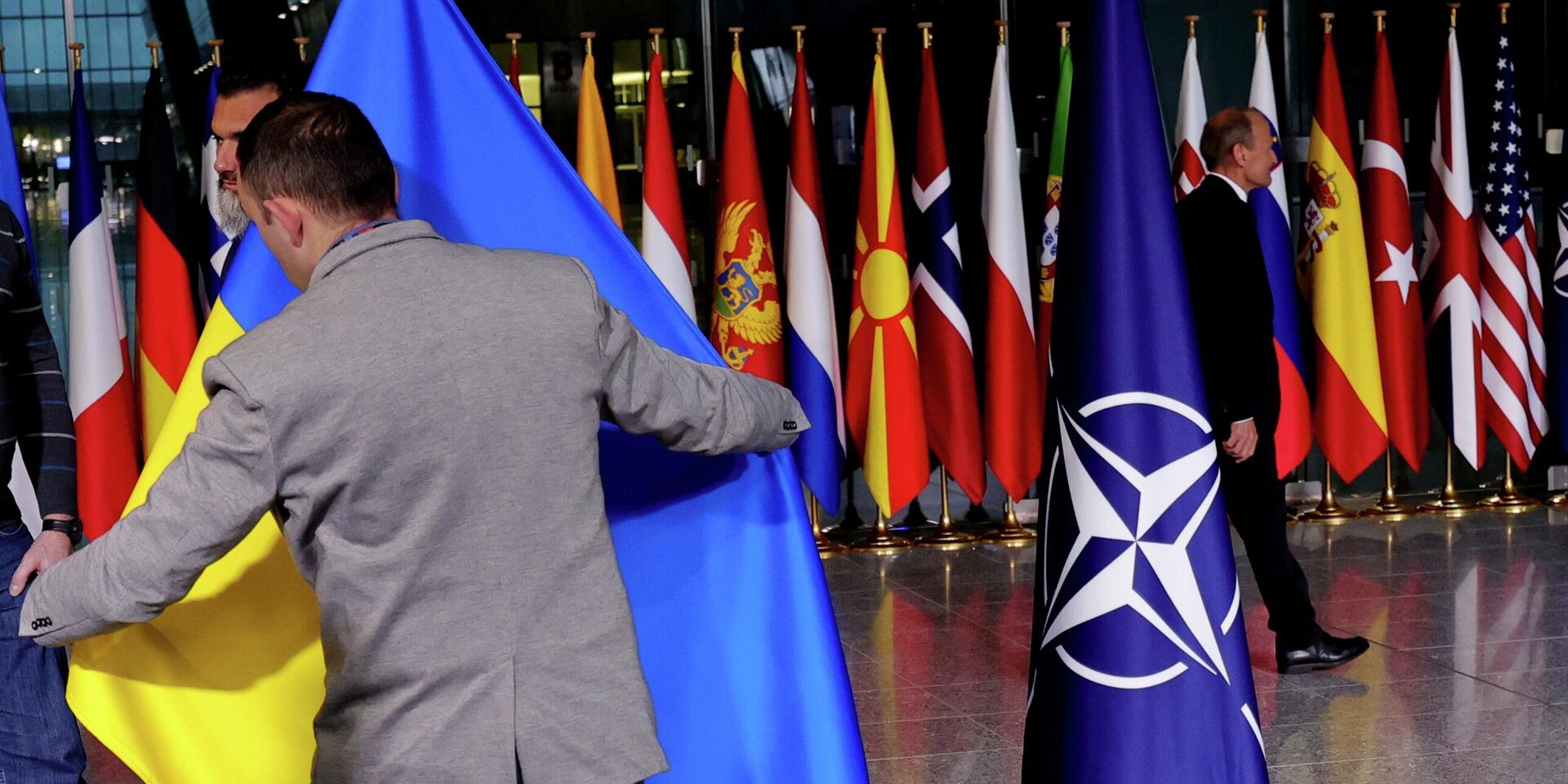 Подготовка к встрече министров иностранных дел стран НАТО в штаб-квартире НАТО в Брюсселе - ИноСМИ, 1920, 05.06.2023