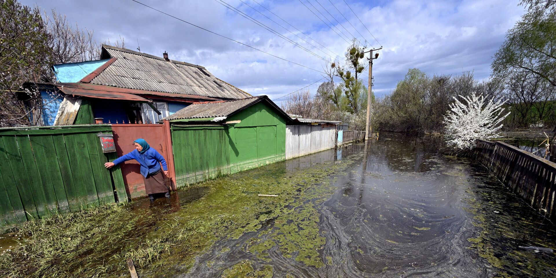 Затопленная деревня Демидово, Украина - ИноСМИ, 1920, 06.05.2022