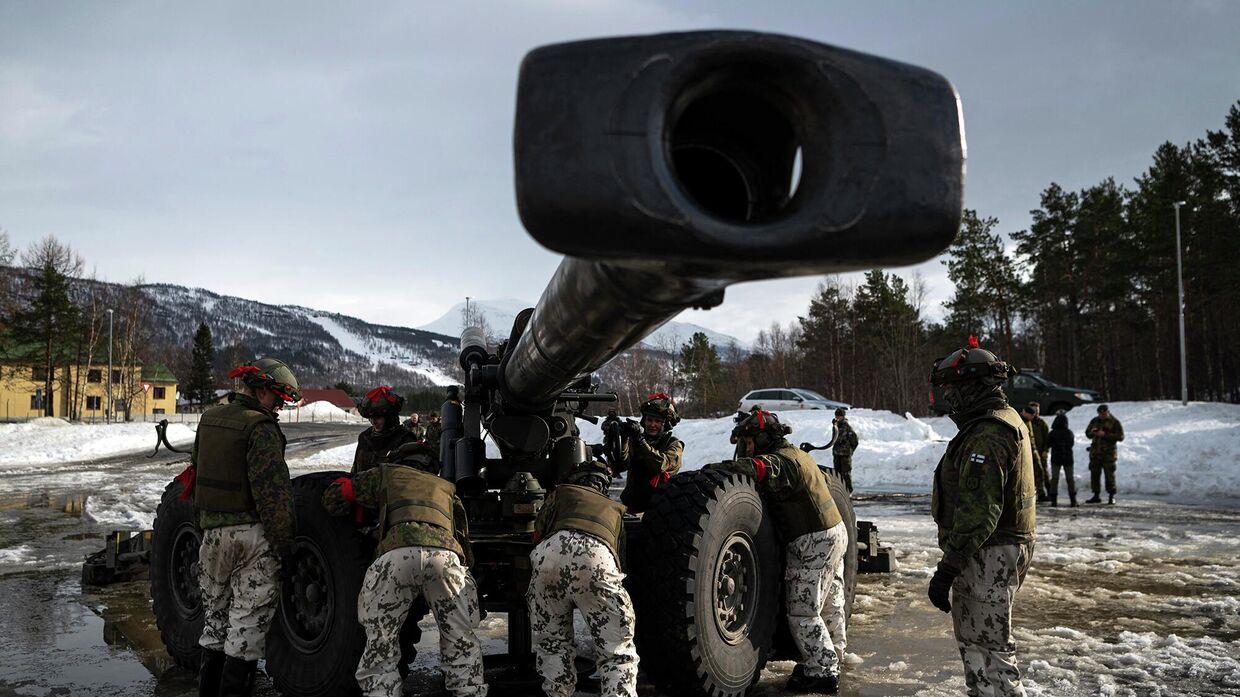 Военные учения Cold Response 22 в Сетермоене, Финляндия