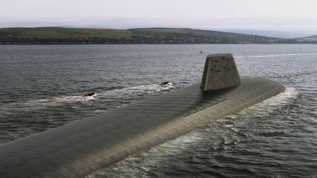 Подводная лодка типа Дредноут в представлении художника