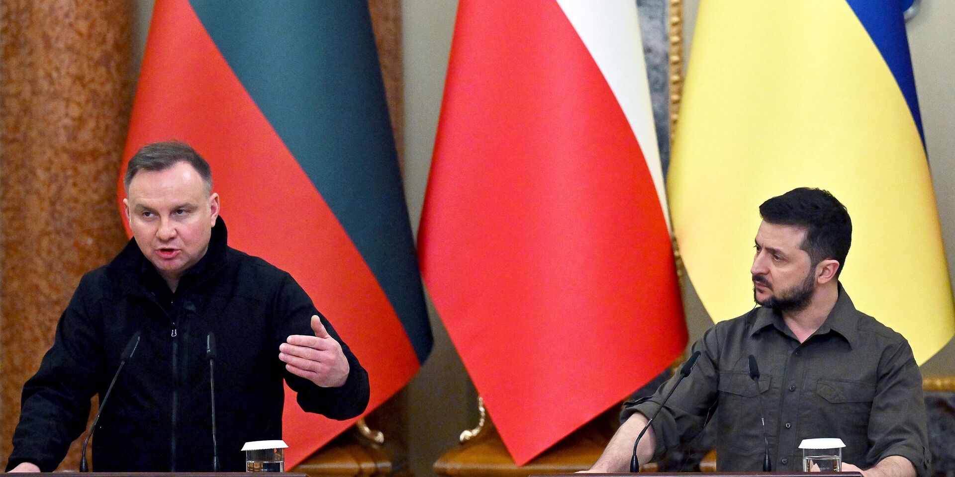 Президент Украины Владимир Зеленский и президент Польши Анджей Дуда - ИноСМИ, 1920, 11.05.2022