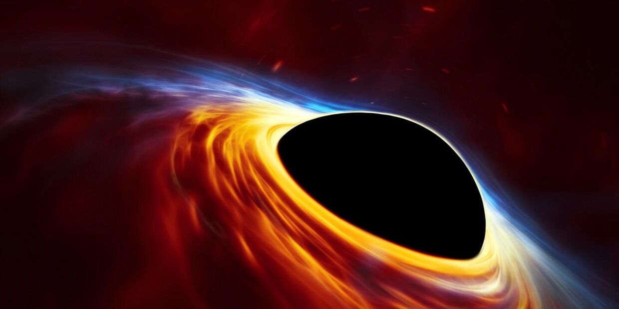 Черная дыра, художественное изображение