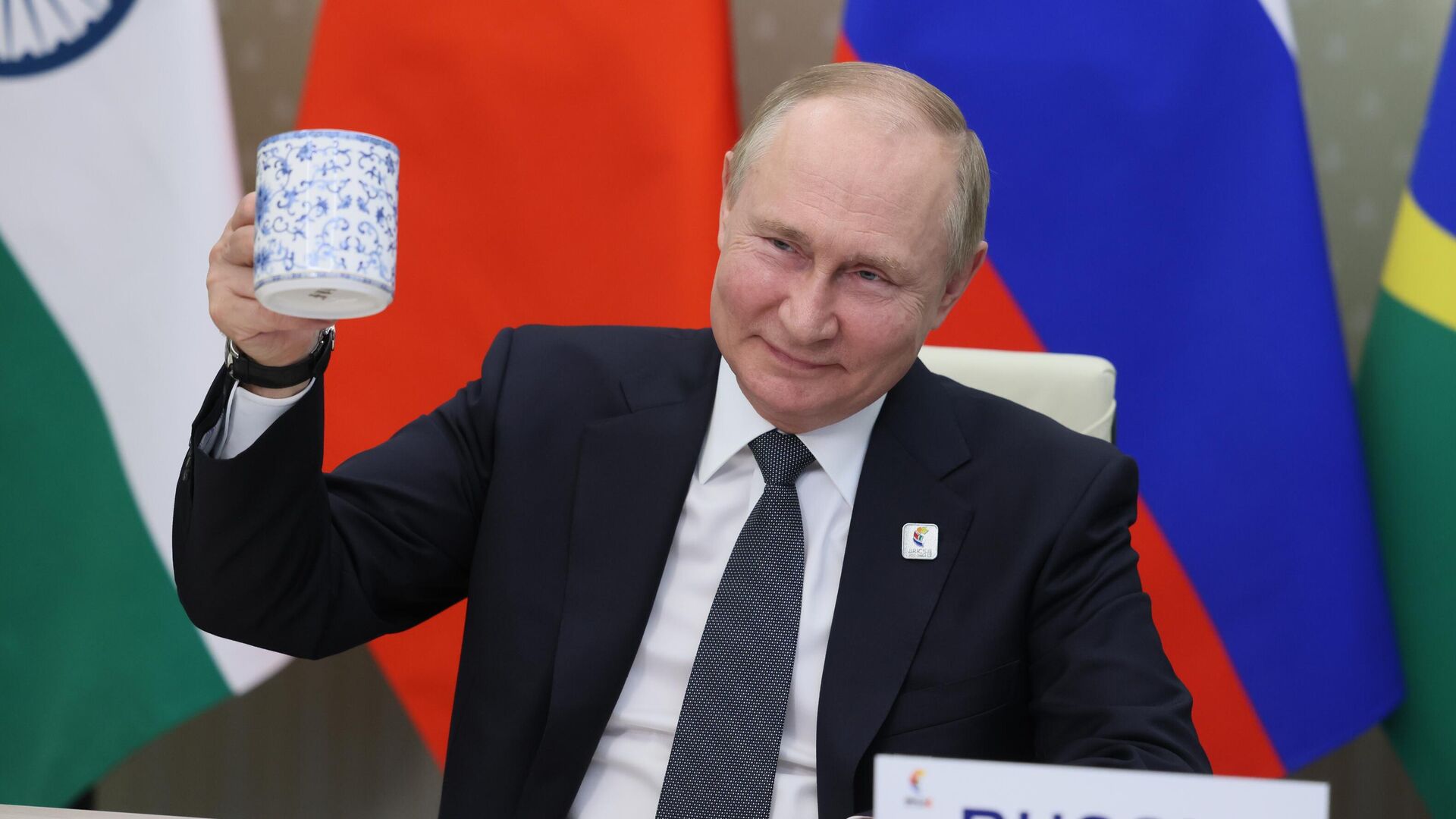Президент РФ В. Путин принял участие в саммите БРИКС - ИноСМИ, 1920, 11.08.2022