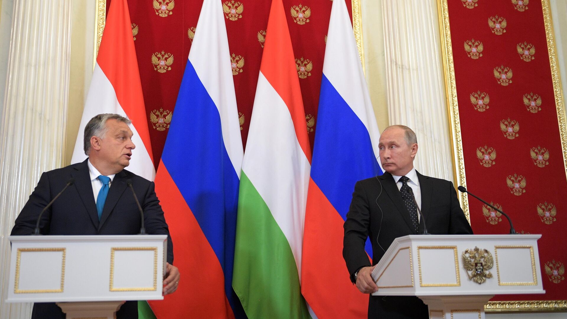 Встреча президента РФ В. Путина с премьер-министром Венгрии В. Орбаном - ИноСМИ, 1920, 21.11.2022