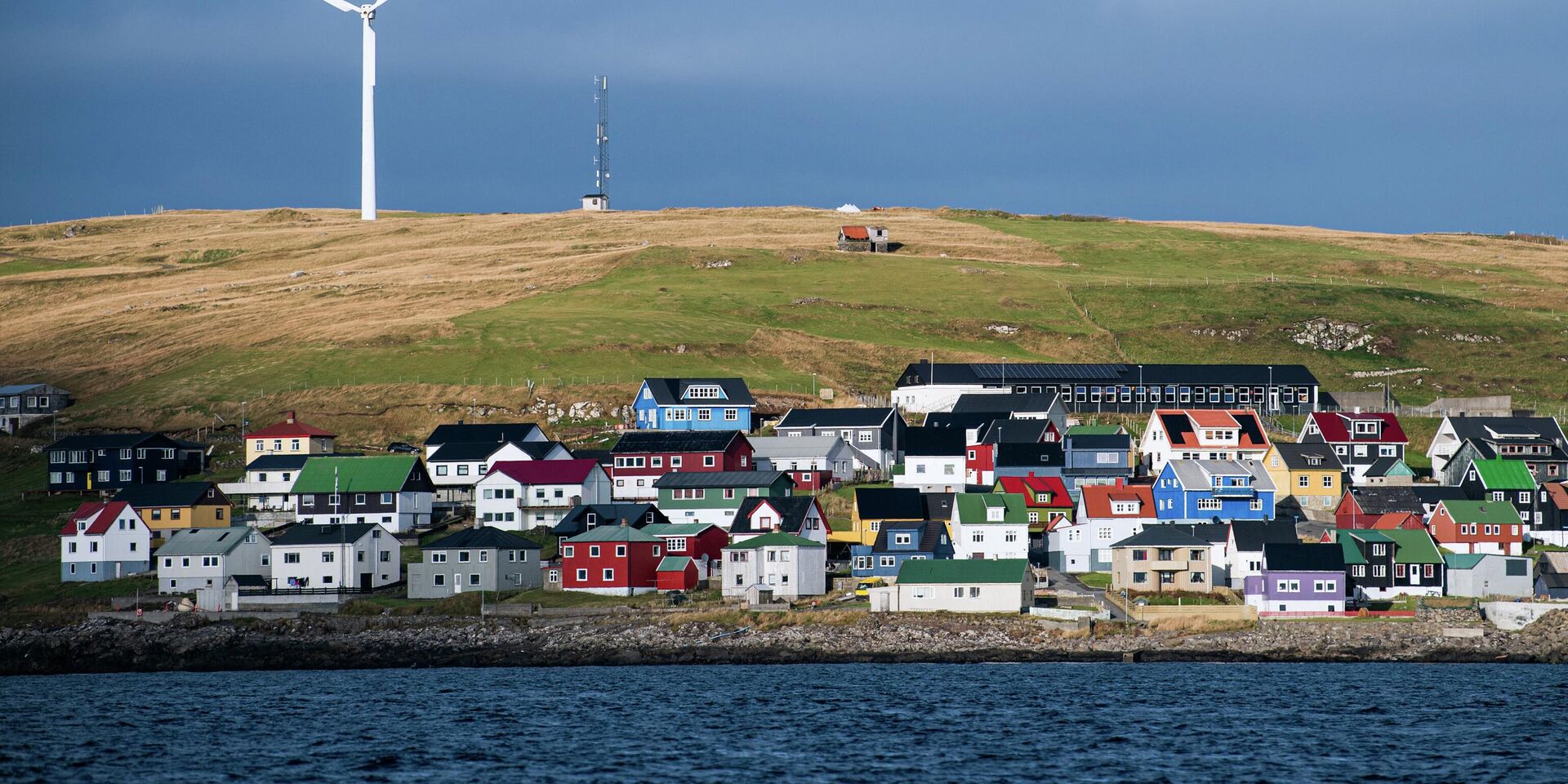 Деревня Нольсё на одноименном острове, одном из Фарерских островов  - ИноСМИ, 1920, 30.06.2022