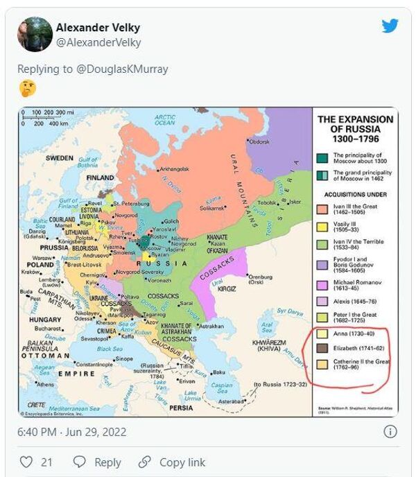 твит пользователя AlexanderVelky