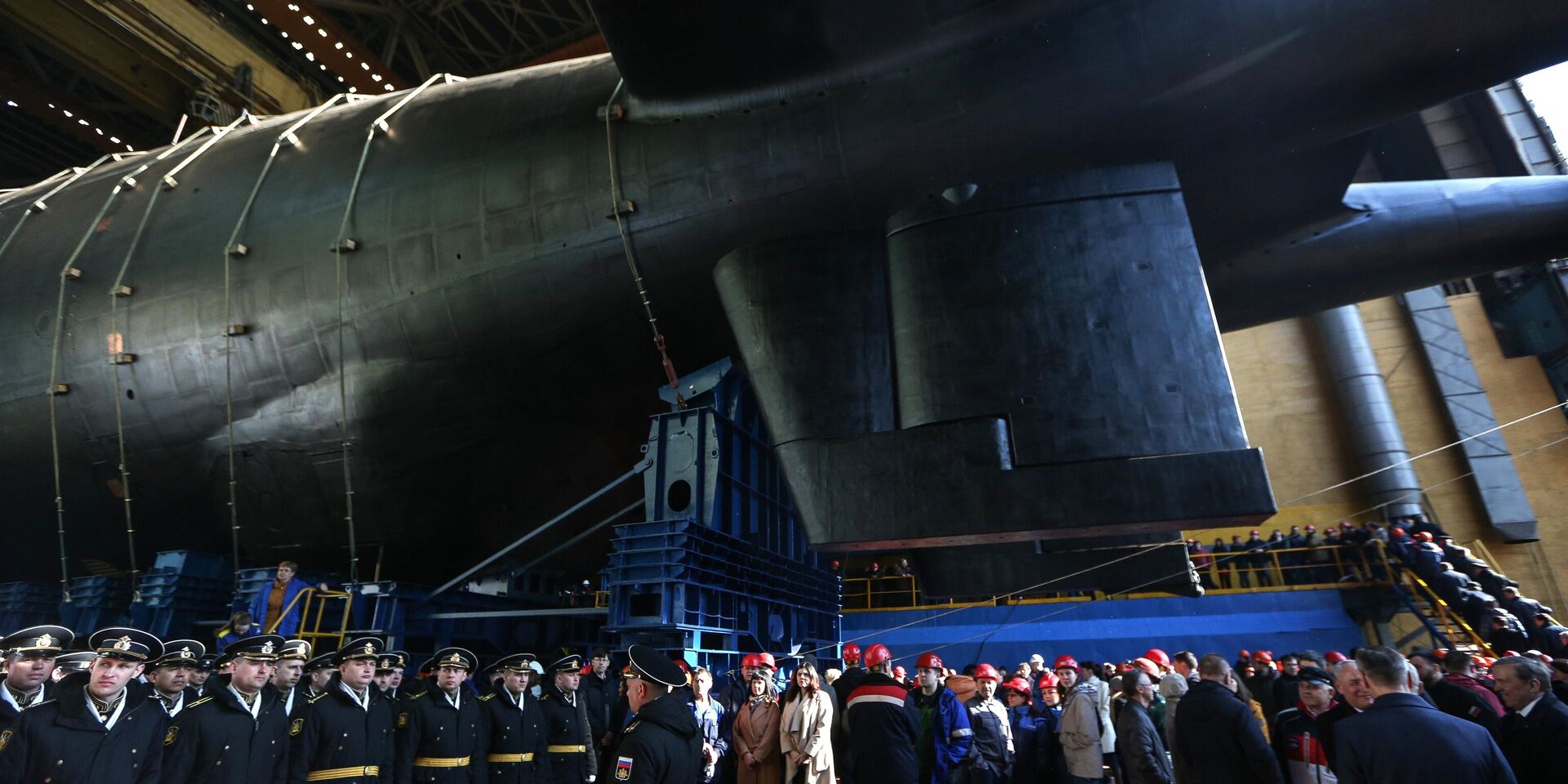 Спуск на воду атомной подводной лодки Белгород в Архангельской области  - ИноСМИ, 1920, 11.11.2022