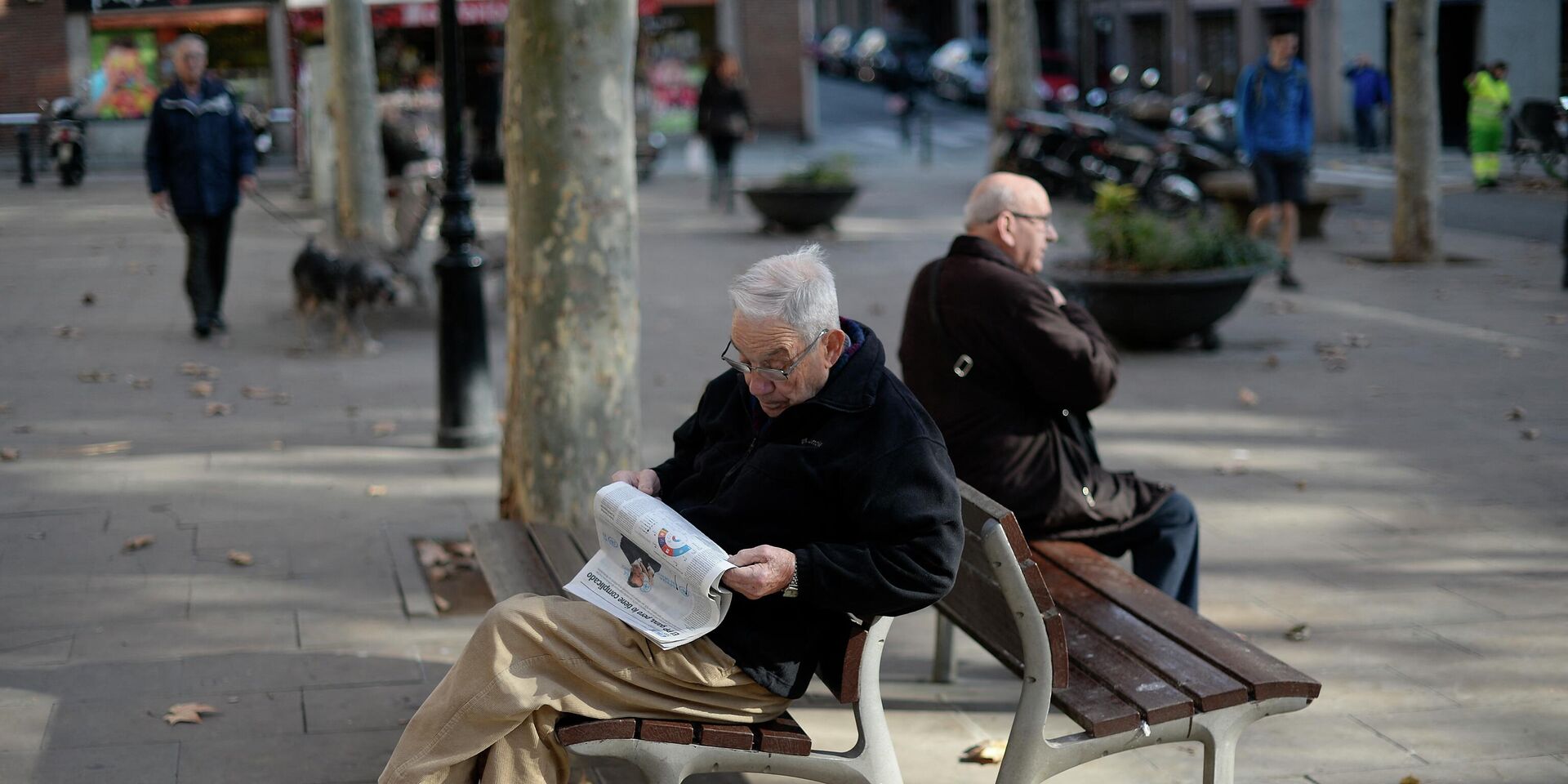 Пожилые люди в Барселоне, Испания - ИноСМИ, 1920, 15.07.2022