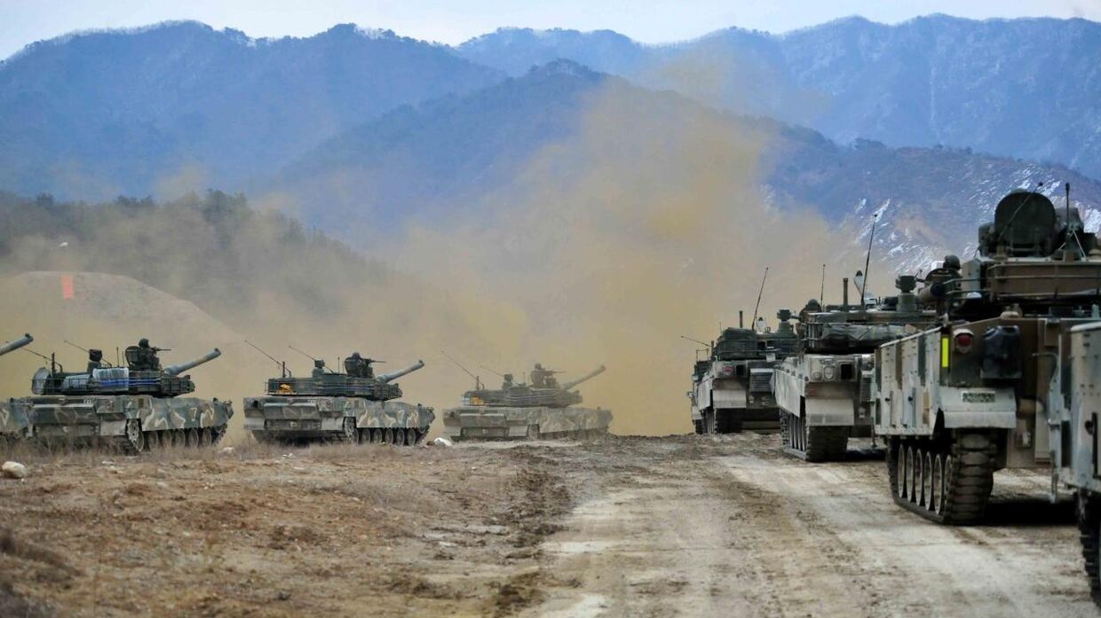 Южнокорейские танки K2 Чёрная пантера