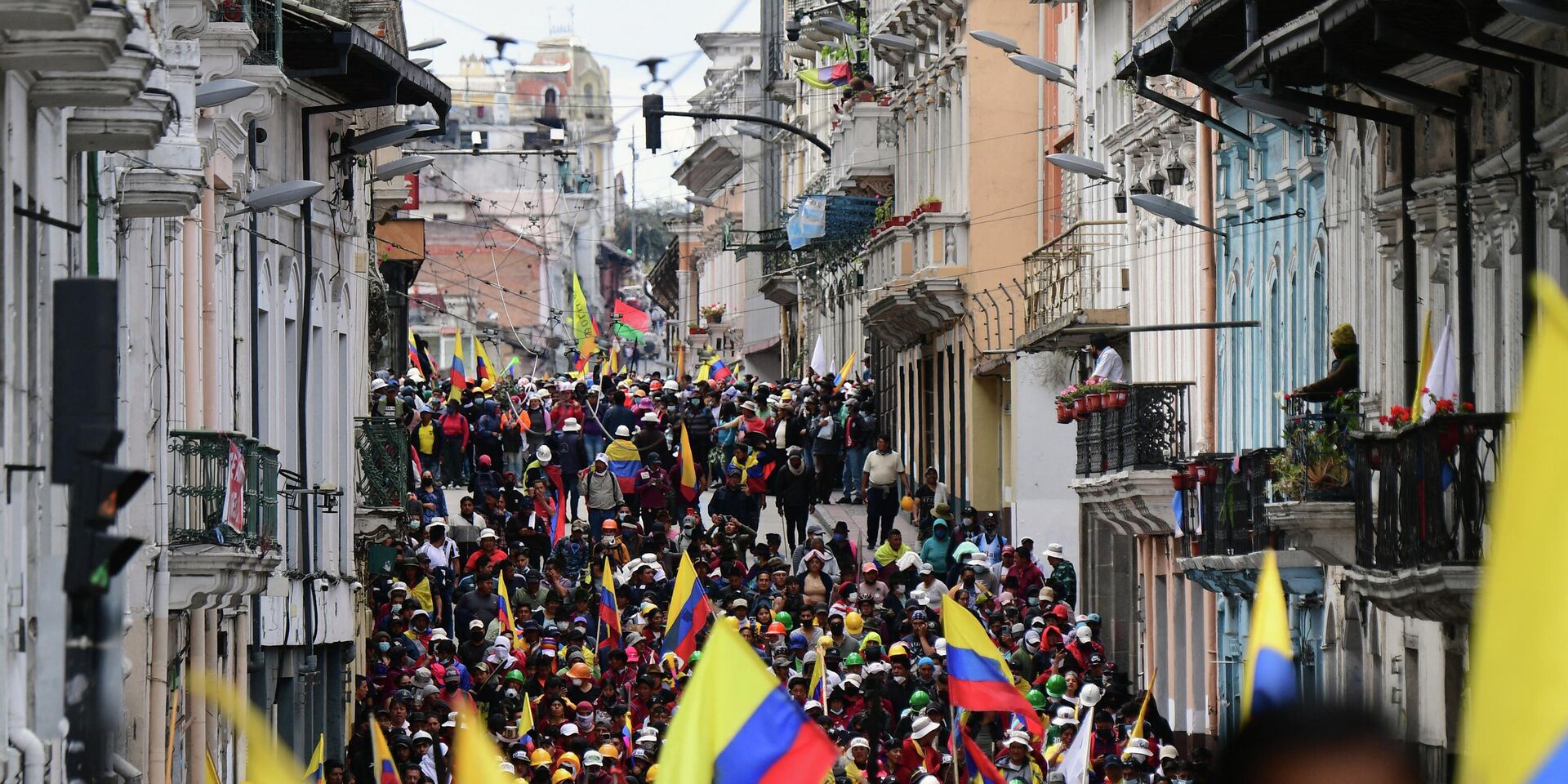 Акция протеста в Кито, Эквадор - ИноСМИ, 1920, 31.07.2022