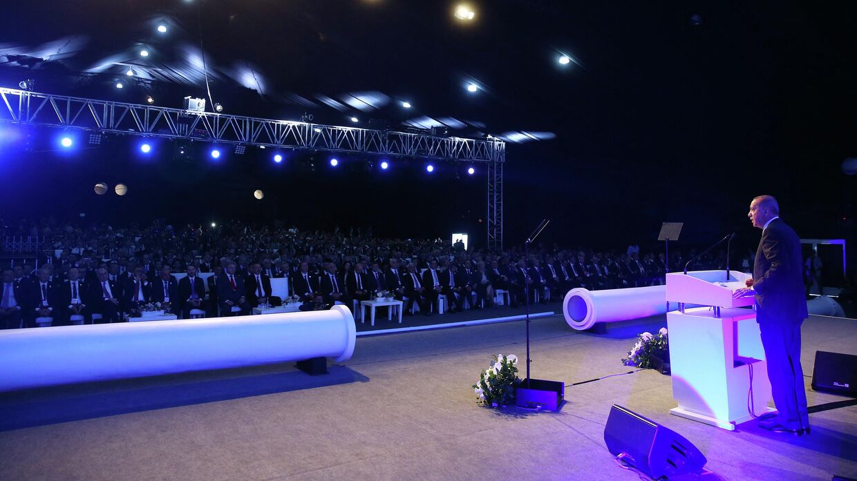 Церемония открытия Трансанатолийского газопровода (TANAP) в Эскишехире