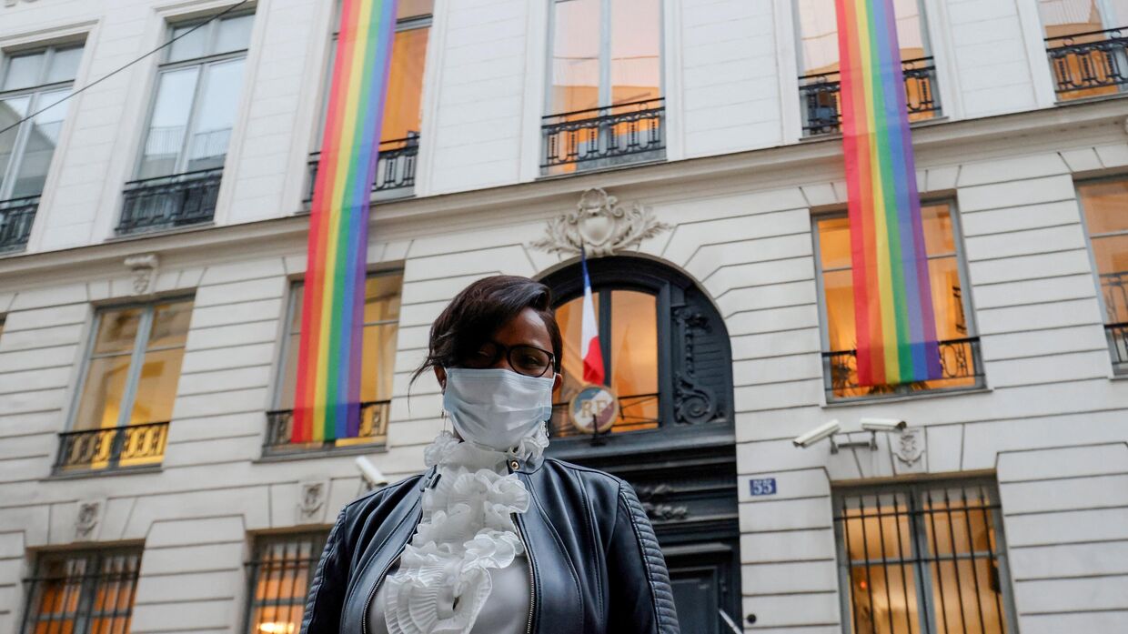 Министр Франции по вопросам гендерного равенства Элизабет Морено в Париже