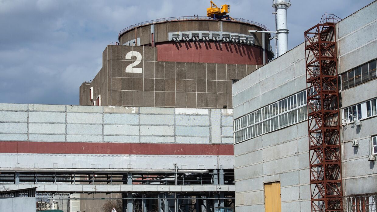 Энергоблок №2 Запорожской АЭС в Энергодаре