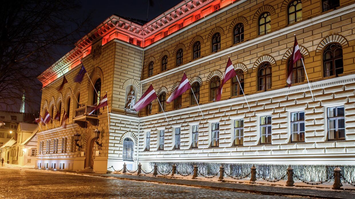 Здание парламента Латвии в Риги