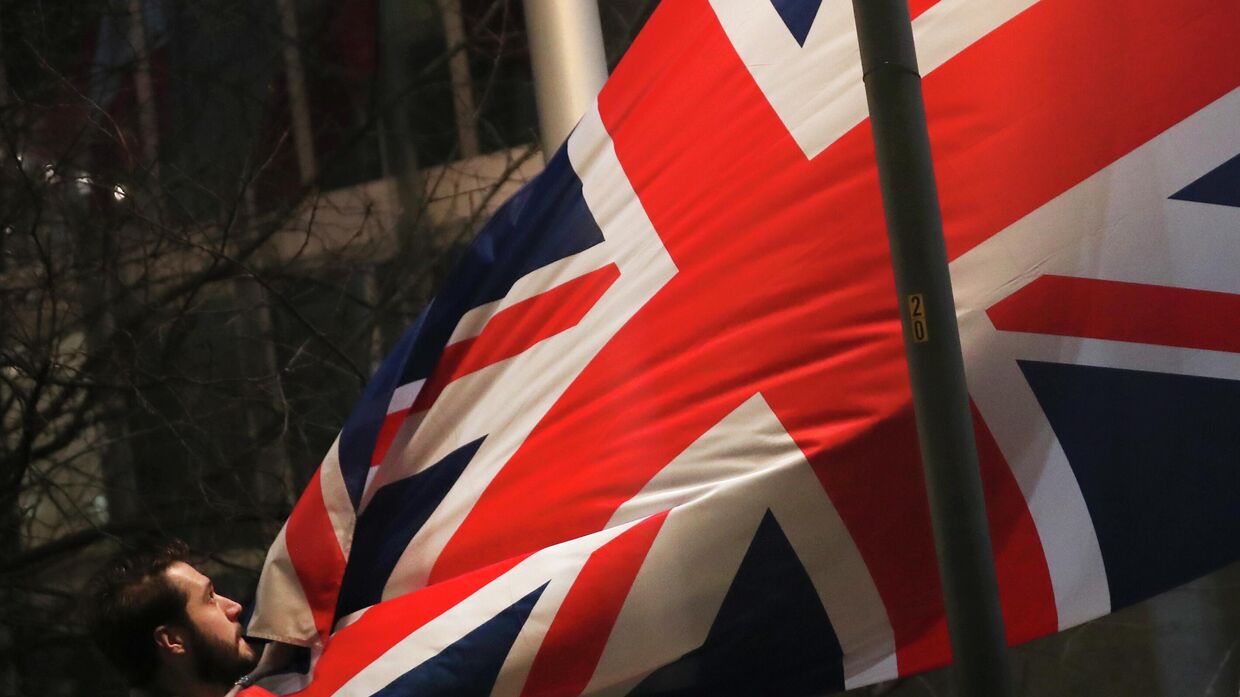 Флаг Великобритании. Архивное фото