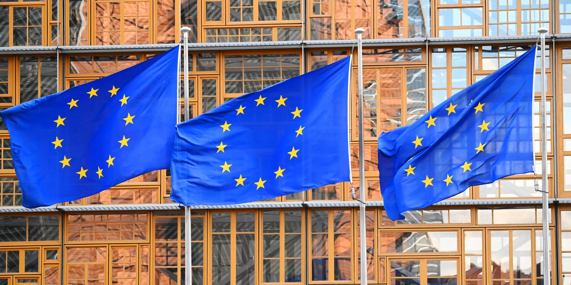 Флаги с символикой Евросоюза в Брюсселе - ИноСМИ, 1920, 07.09.2022