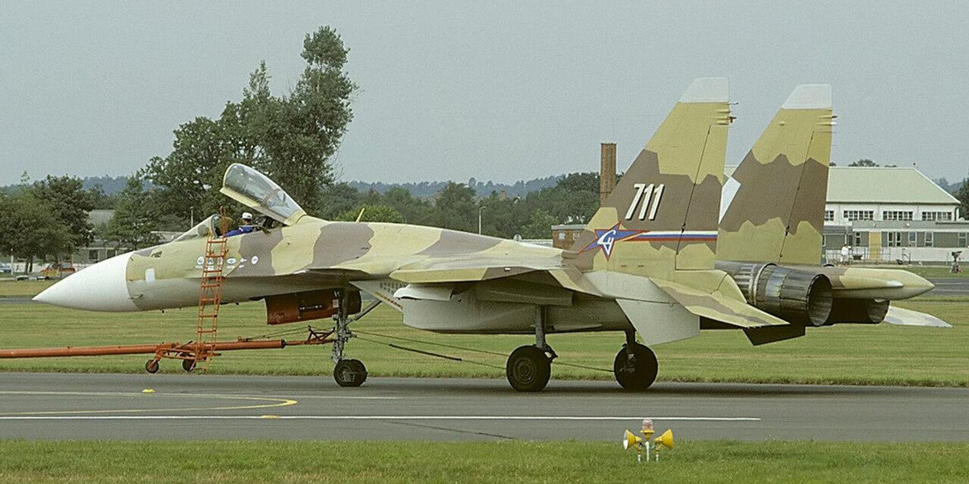 Су-37 на авиашоу Фарнборо-1996 - ИноСМИ, 1920, 05.09.2022
