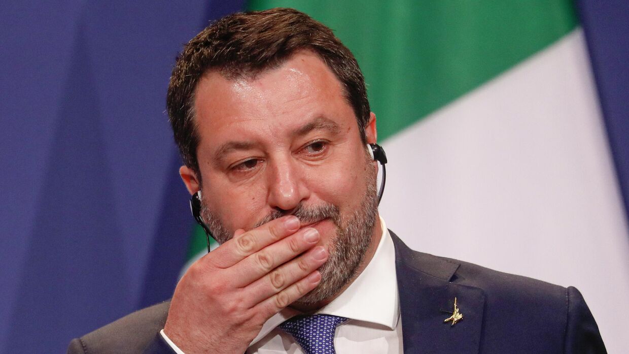 Лидер итальянской партии Лига Маттео Сальвини