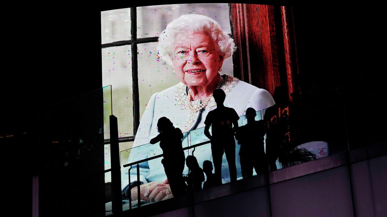 Изображение королевы Великобритании Елизаветы II в Лас-Вегасе, США. 8 сентября 2022 года