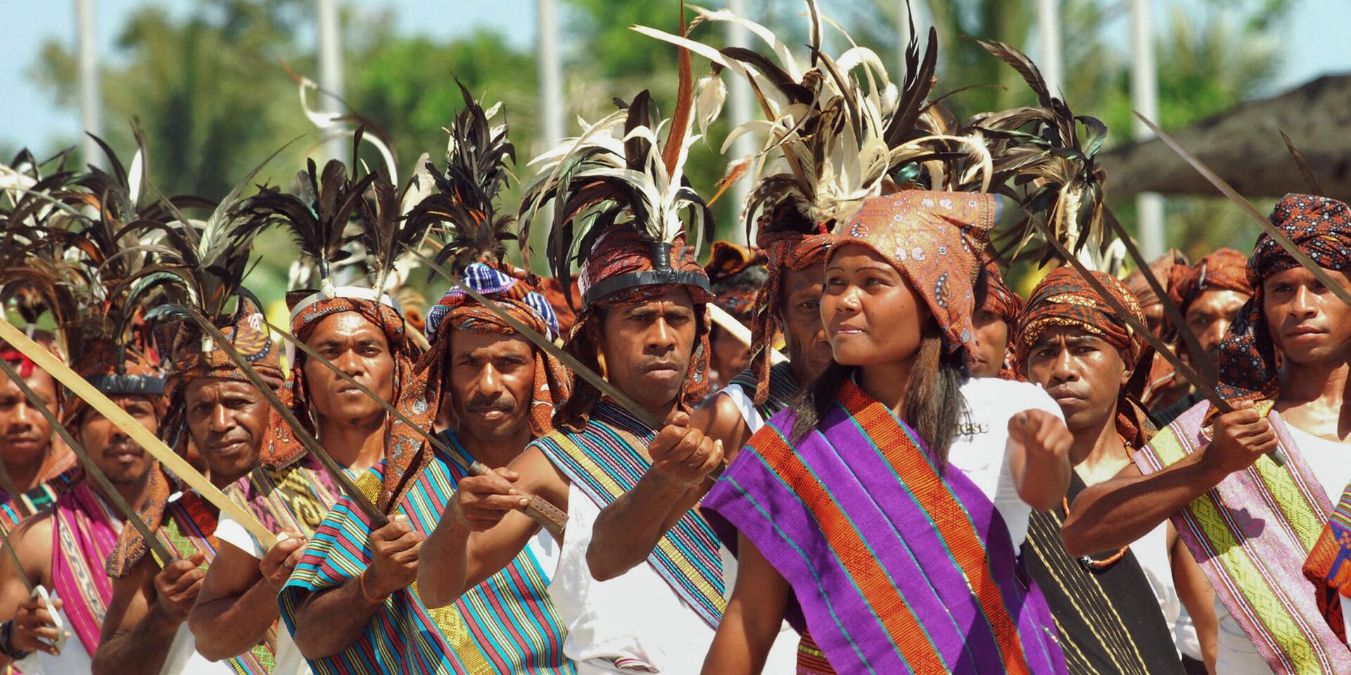 Участники ежегодного парада в честь дня независимости Восточного Тимора в Дили. Архивная фотография - ИноСМИ, 1920, 23.09.2022
