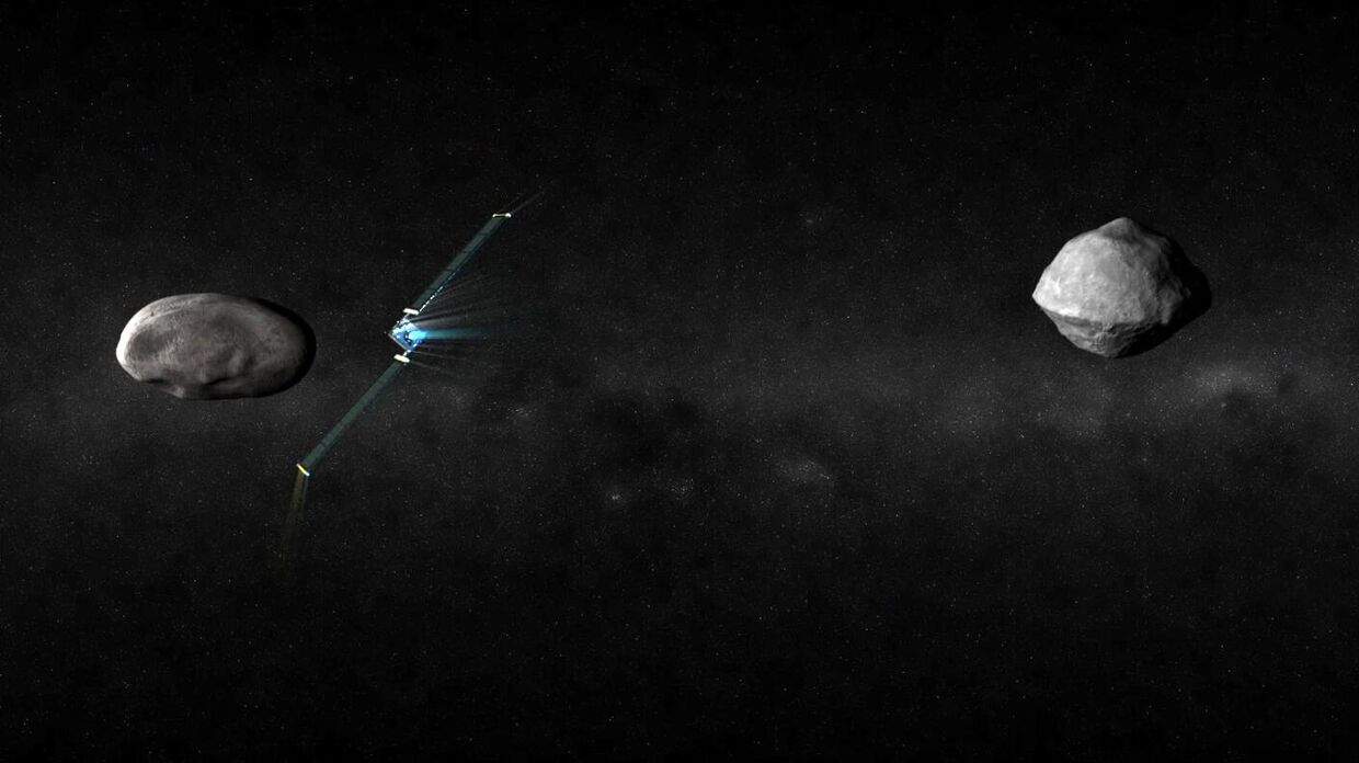 Миссия НАСА DART совершает столкновение с астероидом Диморфос