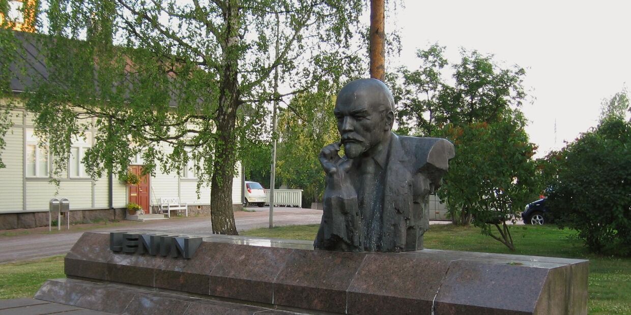 Памятник Ленину в финском городе Котка