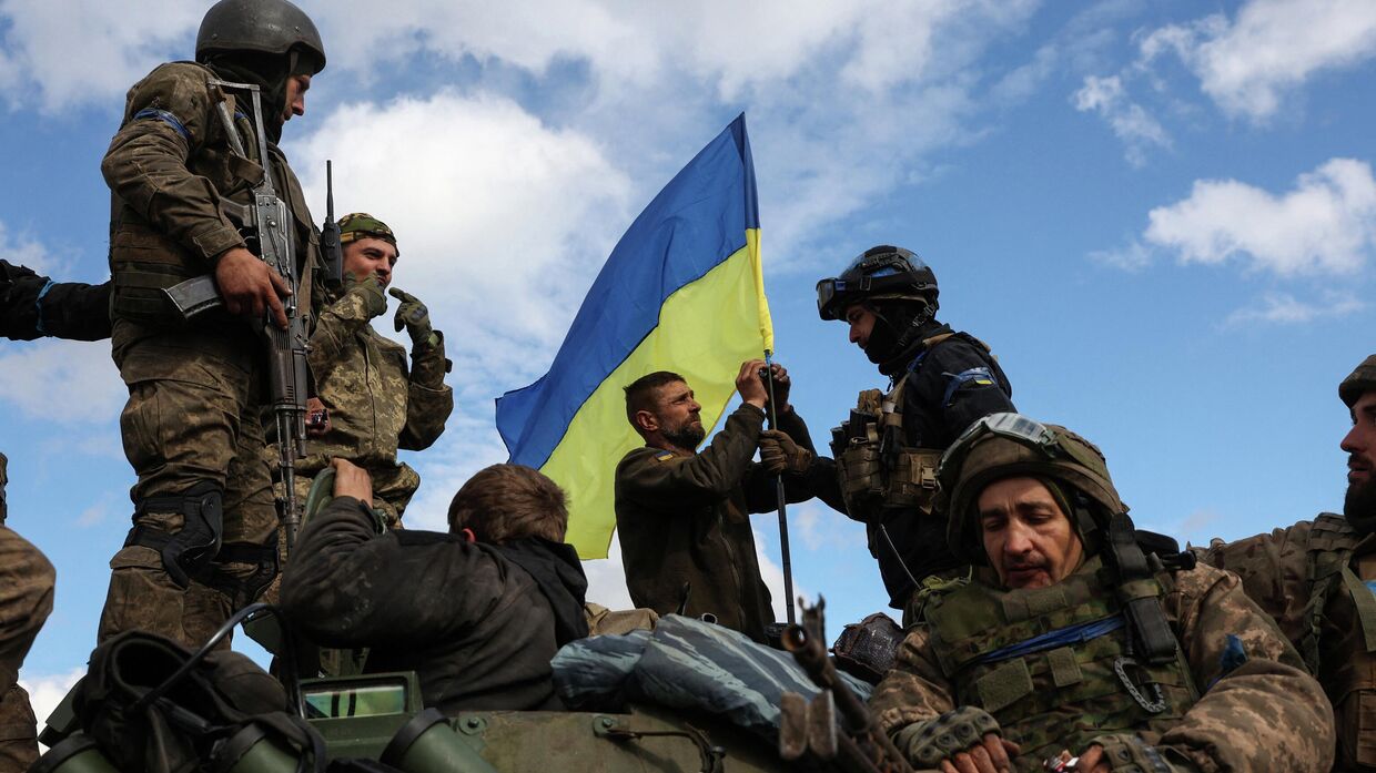 Украинские солдаты близ Лимана, 4 октября 2022 года