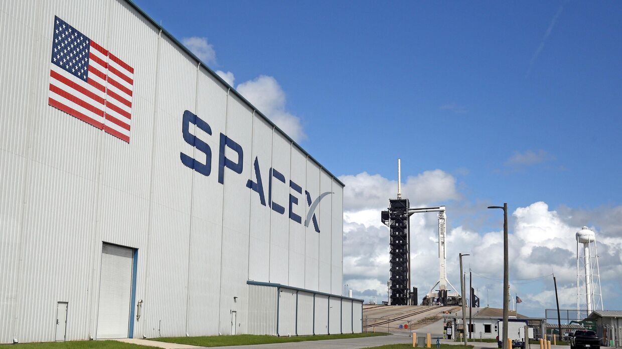 Стартовая площадка SpaceX в Космическом центре Кеннеди во Флориде