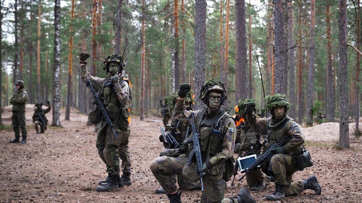 Военные учения в Финляндии. 19 мая 2022 года