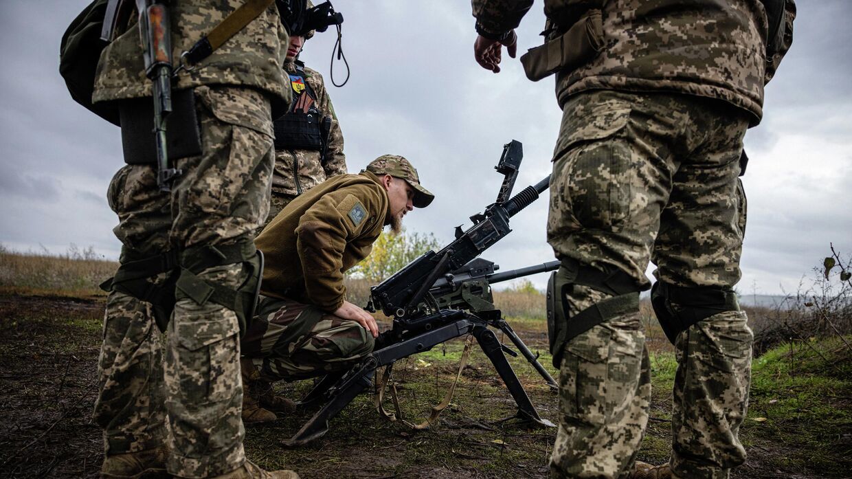 Украинские военнослужащие на востоке Украины