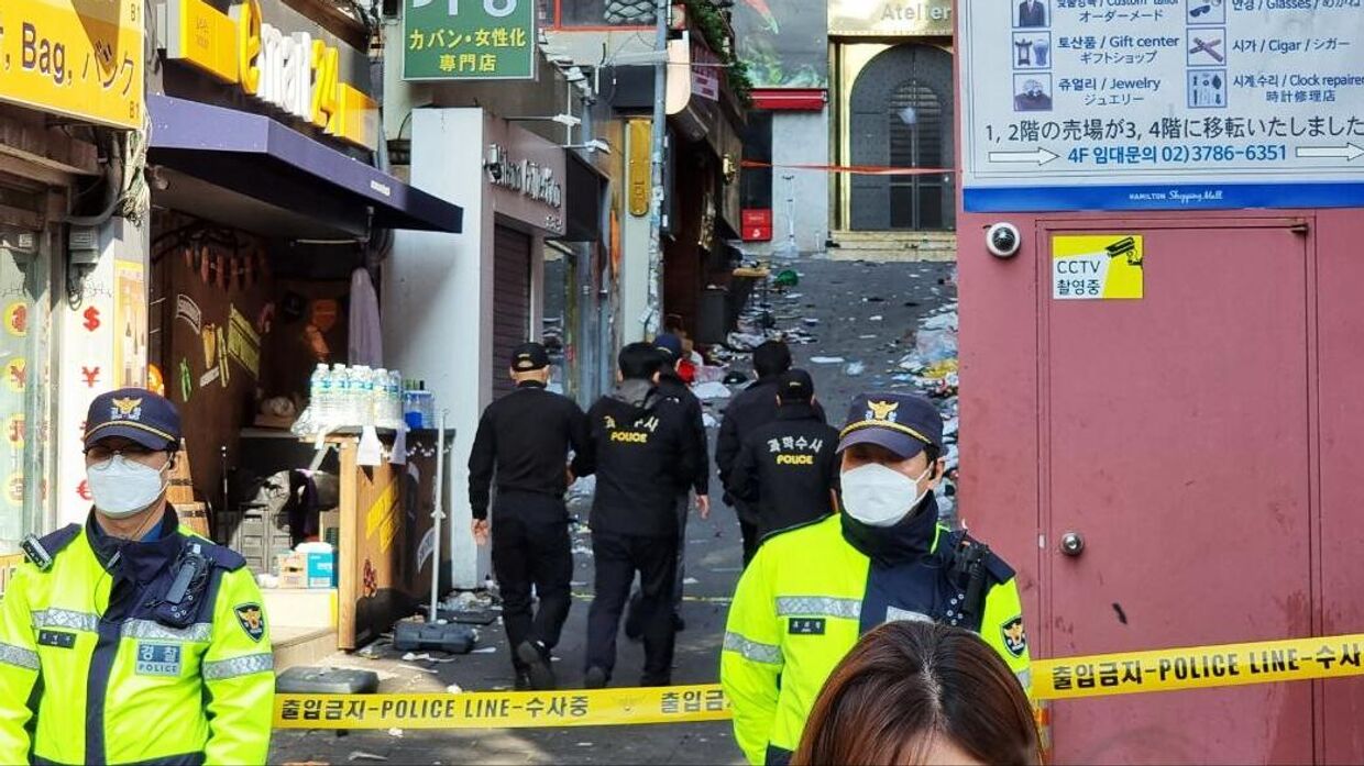 В Южной Корее объявлен общенациональный траур в связи с давкой в Сеуле