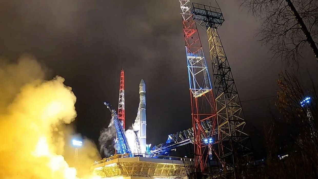 ВКС провели пуск ракеты-носителя Союз-2.1в с космодрома Плесецк