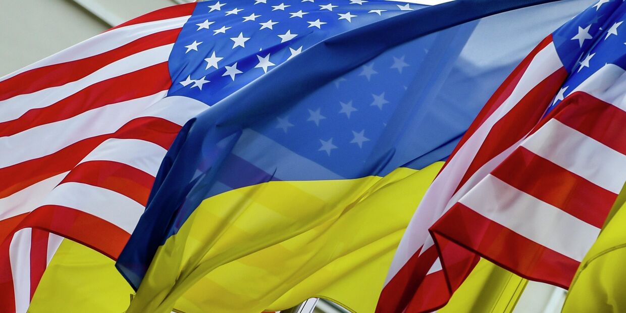 Флаги США Украина