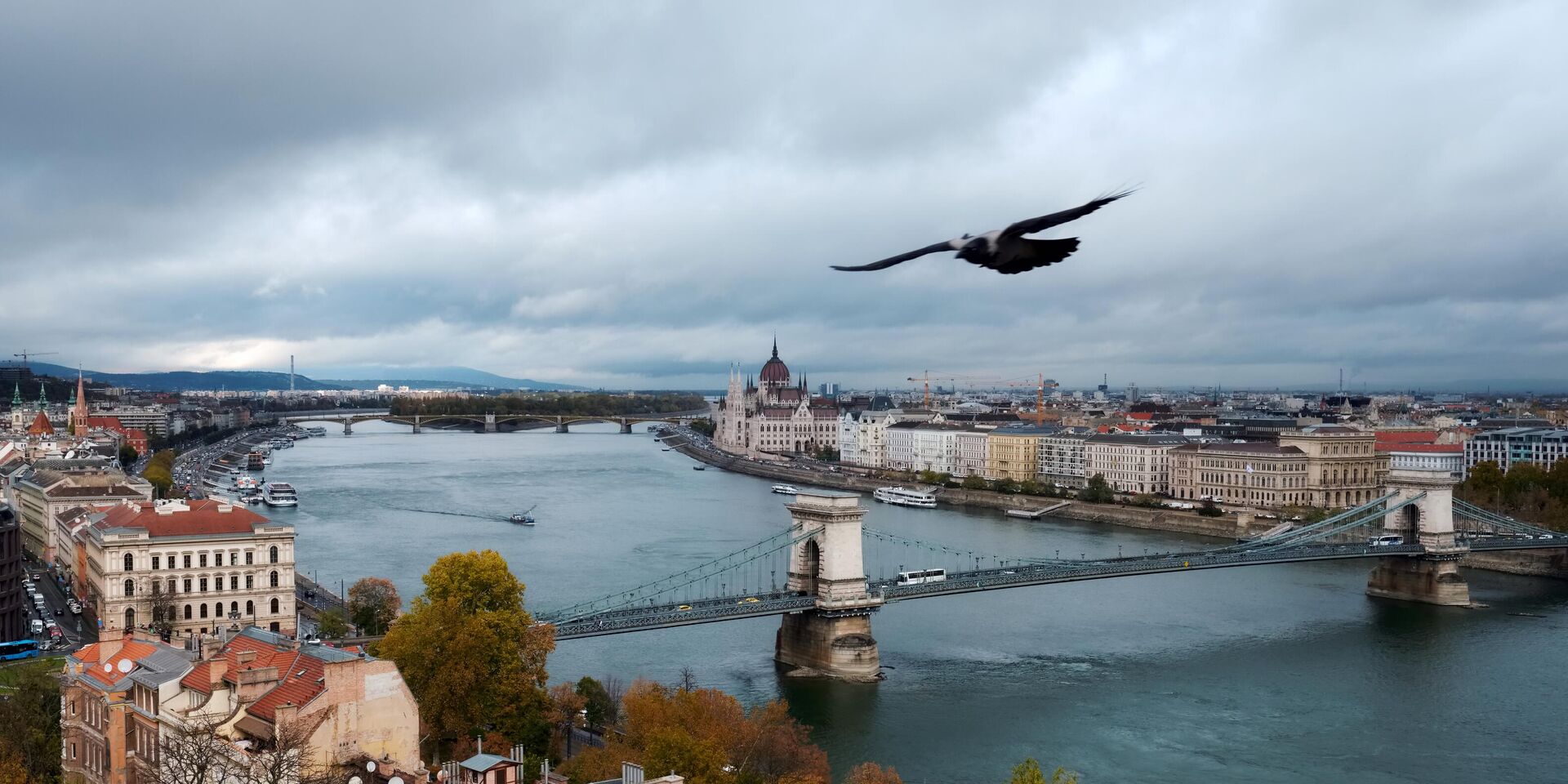 Река Дунай в Будапеште, Венгрия - ИноСМИ, 1920, 24.11.2022