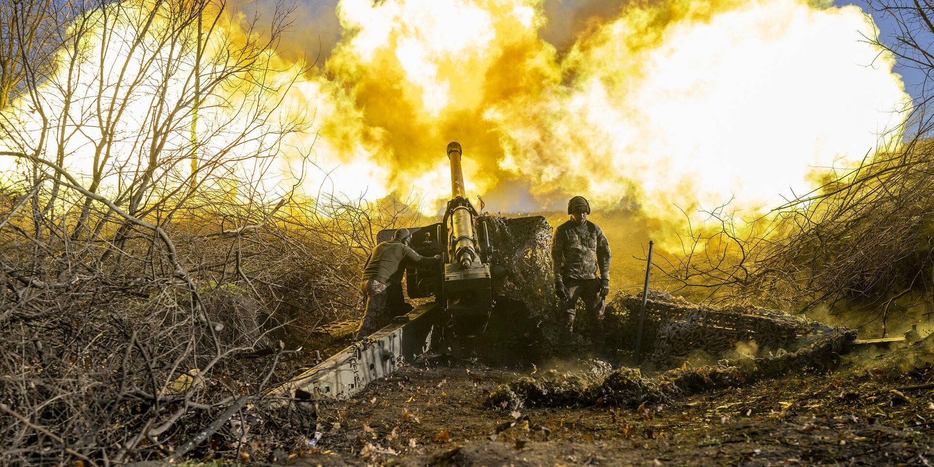 Украинские артиллеристы ведут огонь на востоке страны - ИноСМИ, 1920, 18.11.2022