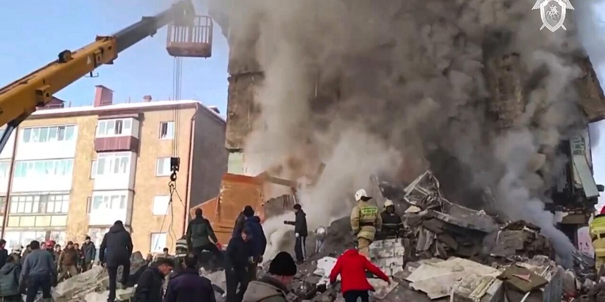 Взрыв газа в жилом доме на Сахалине
