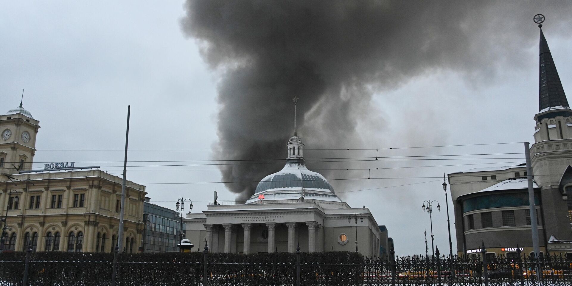 Пожар в районе Комсомольской площади в Москве  - ИноСМИ, 1920, 20.11.2022